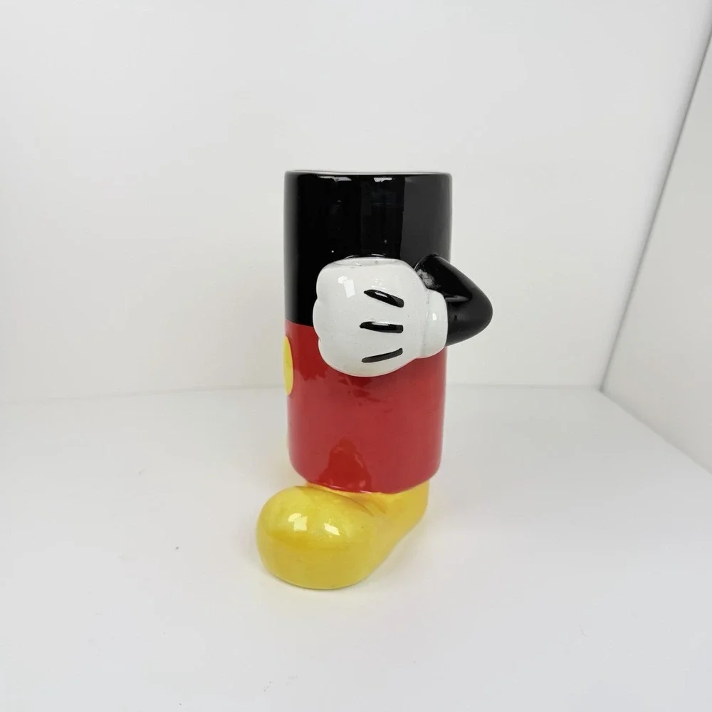 Disney Parks Mickey Mouse Ceramic Utensil Holder Crock No Spoons Pre-Owned